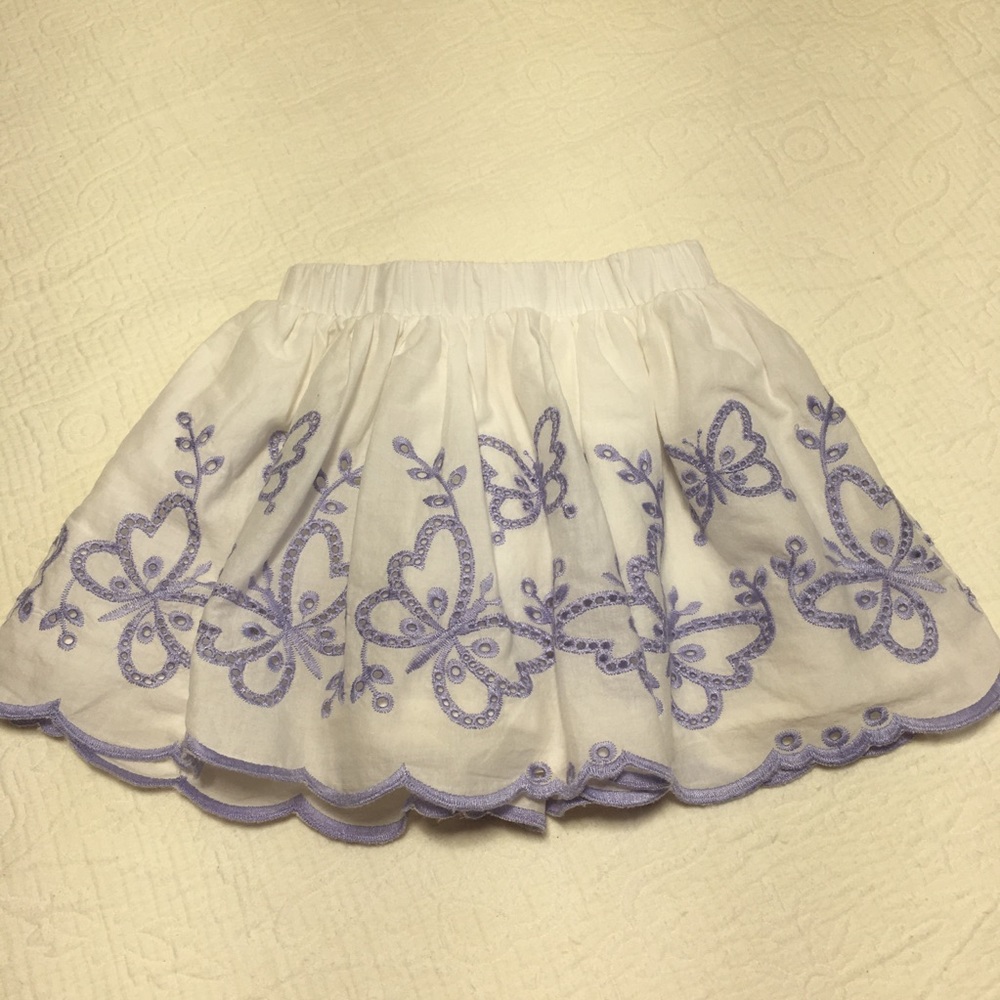 18m (4/$20) Eyelet Butterfly Lined Skirt by Cat & Jack